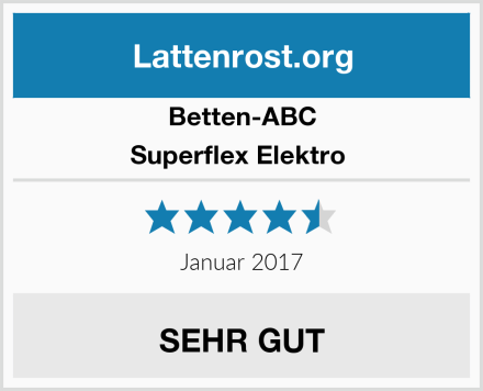 Betten-ABC Superflex Elektro  Test