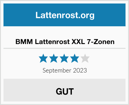  BMM Lattenrost XXL 7-Zonen Test