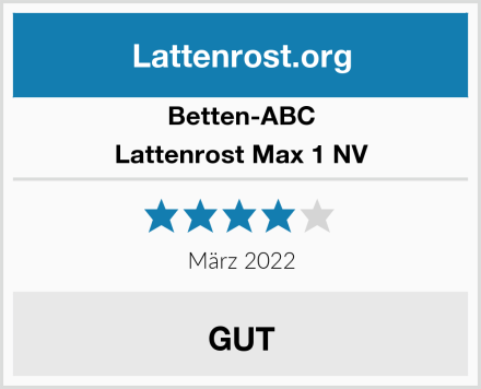 Betten-ABC Lattenrost Max 1 NV Test