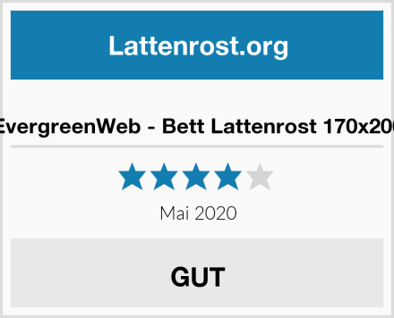  EvergreenWeb - Bett Lattenrost 170x200 Test