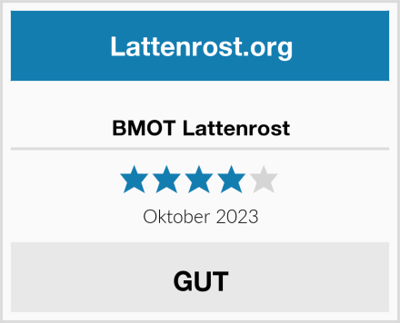  BMOT Lattenrost Test