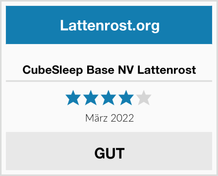  CubeSleep Base NV Lattenrost Test