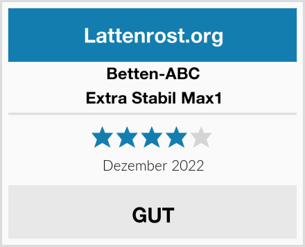 Betten-ABC Extra Stabil Max1 Test