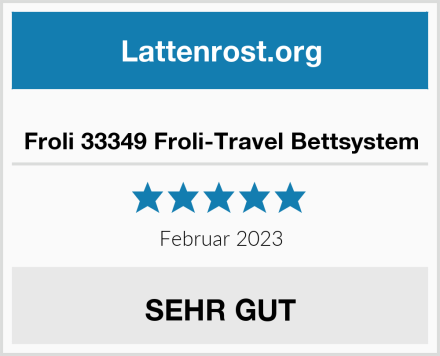  Froli 33349 Froli-Travel Bettsystem Test