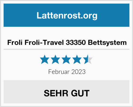  Froli Froli-Travel 33350 Bettsystem Test