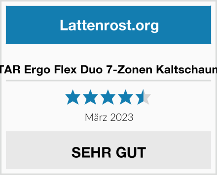  DREAMSTAR Ergo Flex Duo 7-Zonen Kaltschaummatratze Test