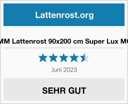  BMM Lattenrost 90x200 cm Super Lux MOT Test