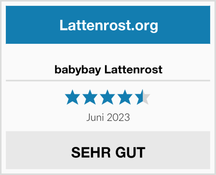  babybay Lattenrost Test