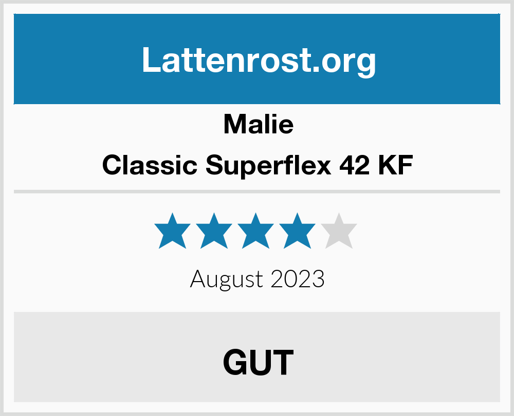 Malie Classic Superflex 42 KF Lattenrost | Lattenrost Test 2023 / 2024