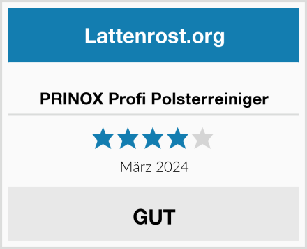  PRINOX Profi Polsterreiniger Test