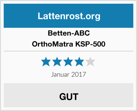 Betten-ABC OrthoMatra KSP-500 Test