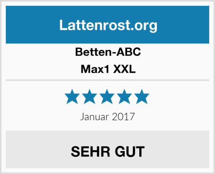 Betten-ABC Max1 XXL Test